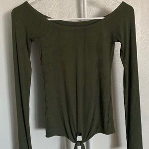 Off-Shoulder Long Sleeve